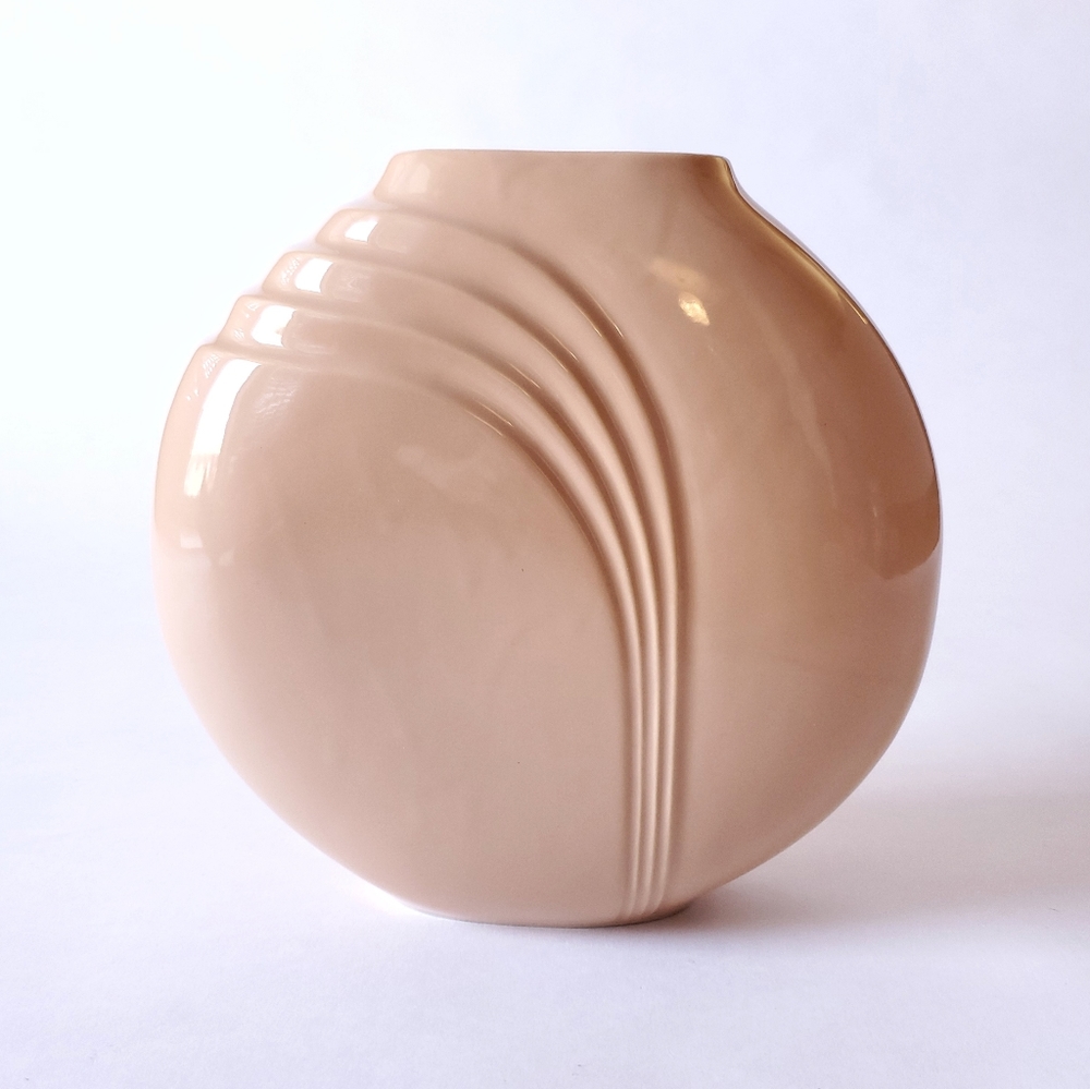 Vintage Round Art Deco Vase made in Japan